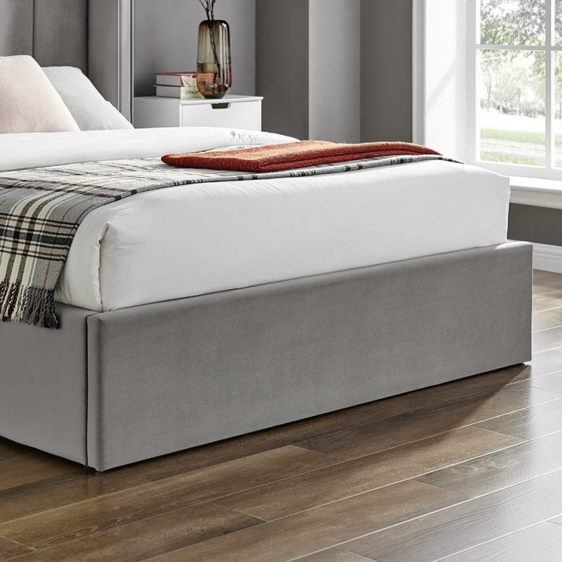 LL Polaris Silver 5ft Ottoman Bed Frame